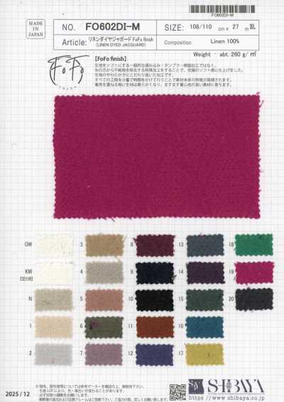 FO602DI-M Linen Diamond Jacquard FoFo Finish