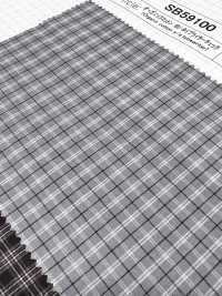 SB59100 Organic Cotton 60/- Typewriter Cloth Check[Textile / Fabric] SHIBAYA Additional Images