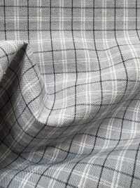 SB59100 Organic Cotton 60/- Typewriter Cloth Check[Textile / Fabric] SHIBAYA Additional Images