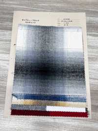 A-8184 Ombre Block Flannel Check[Textile / Fabric] Arinobe Shoten Additional Images