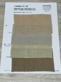 HK4000 60 Linen Wide Width · Plant-Dyed[Textile / Fabric] KOYAMA Additional Images