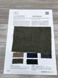 OFI2545 Textured Linen Wool Houndstooth[Textile / Fabric] Oharayaseni Additional Images