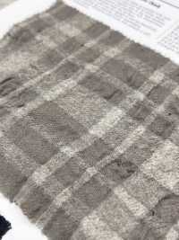 OFI2480 Cotton Wool Puckering Shadow Check[Textile / Fabric] Oharayaseni Additional Images