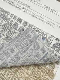 28133 80 Single-Yarn Lawn Miracle Wave Landscape Print[Textile / Fabric] SUNWELL Additional Images