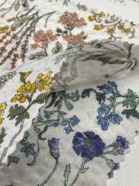 28134 80 Single Yarn Lawn Miracle Wave Floral Print[Textile / Fabric] SUNWELL Additional Images