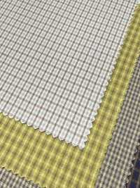 35549 Cotton Typewriter Cloth Mini Check Craft Washer Finish[Textile / Fabric] SUNWELL Additional Images