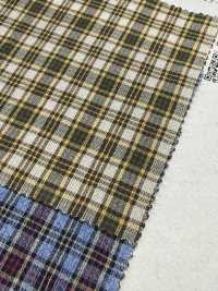 35553 Hank-KASE-Kodotto Organics® 40 Single Yarn Spec Lawn Check[Textile / Fabric] SUNWELL Additional Images