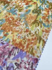 28130 60s Single Yarn Lawn Watercolor Geometric Print[Textile / Fabric] SUNWELL Additional Images