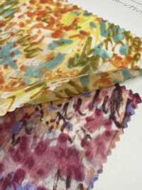 28130 60s Single Yarn Lawn Watercolor Geometric Print[Textile / Fabric] SUNWELL Additional Images