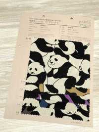 850617 Cotton Linen Canvas Panda World[Textile / Fabric] VANCET Additional Images