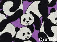 850617 Cotton Linen Canvas Panda World[Textile / Fabric] VANCET Additional Images