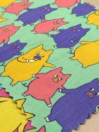 850618 Broadcloth Crazy Rabuta[Textile / Fabric] VANCET Additional Images