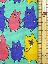 850618 Broadcloth Crazy Rabuta[Textile / Fabric] VANCET Additional Images
