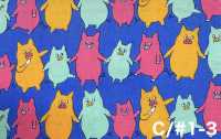 850618 Broadcloth Crazy Rabuta[Textile / Fabric] VANCET Additional Images