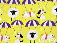 850619 Broadcloth Nakayoshi Parachute[Textile / Fabric] VANCET Additional Images