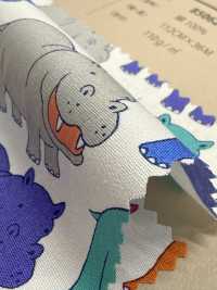 850620 Broadcloth Happy Hippo[Textile / Fabric] VANCET Additional Images