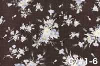 850621 Lawn Unbleached Cotton Rurudiroman Delicate Bloom[Textile / Fabric] VANCET Additional Images