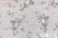 850621 Lawn Unbleached Cotton Rurudiroman Delicate Bloom[Textile / Fabric] VANCET Additional Images