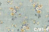 850621 Lawn Unbleached Cotton Rurudiroman Delicate Bloom[Textile / Fabric] VANCET Additional Images