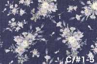 850621 Lawn Unbleached Cotton Rurudiroman Delicate Bloom[Textile / Fabric] VANCET Additional Images