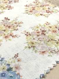 850622 Lawn Unbleached Cotton Rurudi Roman Floral Harmony[Textile / Fabric] VANCET Additional Images