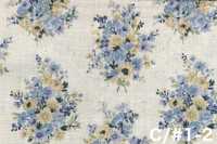 850622 Lawn Unbleached Cotton Rurudi Roman Floral Harmony[Textile / Fabric] VANCET Additional Images