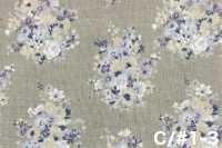 850622 Lawn Unbleached Cotton Rurudi Roman Floral Harmony[Textile / Fabric] VANCET Additional Images