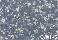 850623 Lawn Unbleached Cotton Luludi Roman Rose Nocturne[Textile / Fabric] VANCET Additional Images