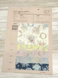 850624 Lawn Unbleached Cotton Luludi Roman Antique Bouquet[Textile / Fabric] VANCET Additional Images