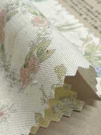850624 Lawn Unbleached Cotton Luludi Roman Antique Bouquet[Textile / Fabric] VANCET Additional Images