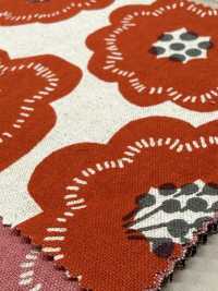 850626 Cotton Linen Canvas Flower Biscuit[Textile / Fabric] VANCET Additional Images