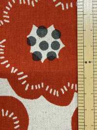 850626 Cotton Linen Canvas Flower Biscuit[Textile / Fabric] VANCET Additional Images