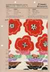 850626 Cotton Linen Canvas Flower Biscuit