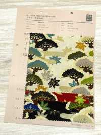 850630 Lawn Floral Gold Japanese Pattern, Rising Pine[Textile / Fabric] VANCET Additional Images