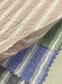 KS5200 Yarn-dyed Shirring (Stripe)[Textile / Fabric] KOYAMA Additional Images