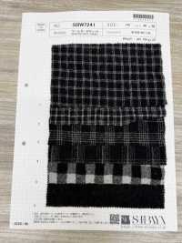 SBW7241 Wool Gauze Check[Textile / Fabric] SHIBAYA Additional Images