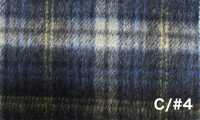 SBW3347 Alpaca-blend Wool Brushed Check[Textile / Fabric] SHIBAYA Additional Images