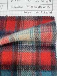 SBW8893 Alpaca Blend Wool Brushed Check[Textile / Fabric] SHIBAYA Additional Images