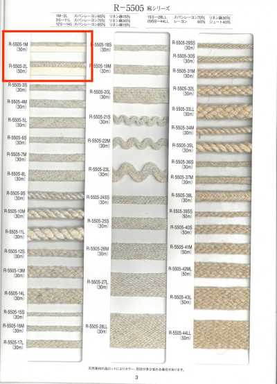 Linen Series Piping Tape
