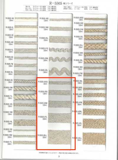 Linen Series Twill Tape