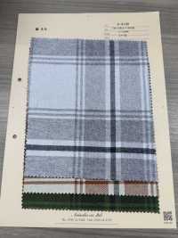 A-8190 Cotton Flannel Classic Big Check[Textile / Fabric] Arinobe Shoten Additional Images