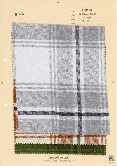 A-8190 Cotton Flannel Classic Big Check