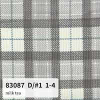 83087 21-wale Corduroy Tartan Check[Textile / Fabric] VANCET Additional Images