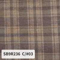 SB9R236 Organic Shirring Check[Textile / Fabric] SHIBAYA Additional Images
