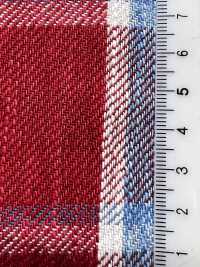 14447 Hank-KASE- 10s Spec Slub Twill Madras Check[Textile / Fabric] SUNWELL Additional Images