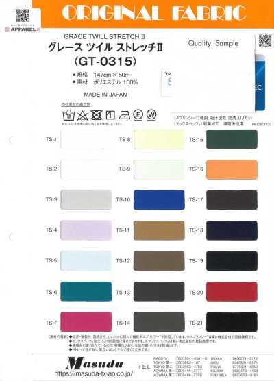 GT-0315 Grace Twill Stretch II