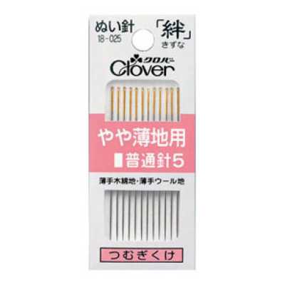 18025 Sewing Needle Kizuna For Slightly Lightweight Fabrics, Standard Needle 5, P5