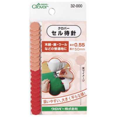 32000 Celluloid Head Pins <For Medium Fabrics>
