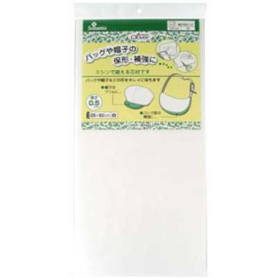 57356 Poly Stiffener For Bags And Hats 0.5 Mm White
