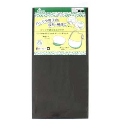 57357 Polyester Stiffener For Bags And Hats 0.5 Mm Black